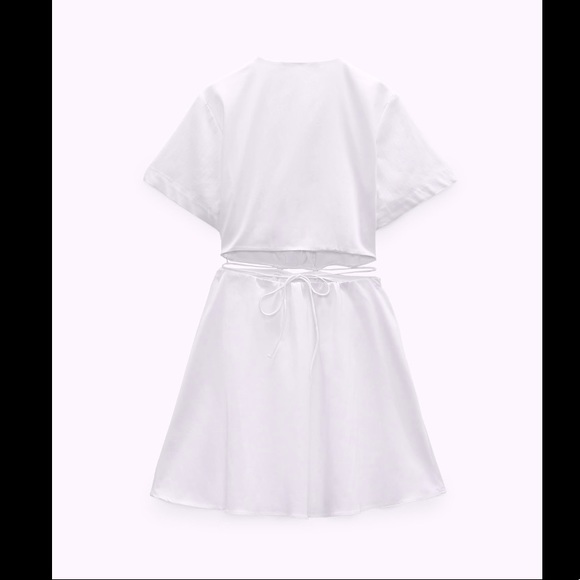 SOLD ** Zara white dress - Picture 2 of 5